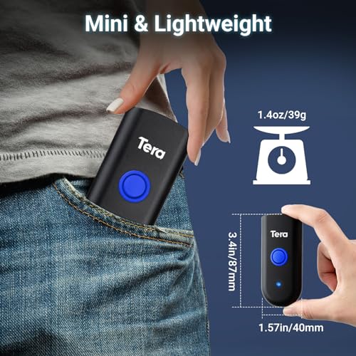 Image of Tera Barcode Scanner Wireless Portable: 1D Laser Mini Pocket Reader, 1100L