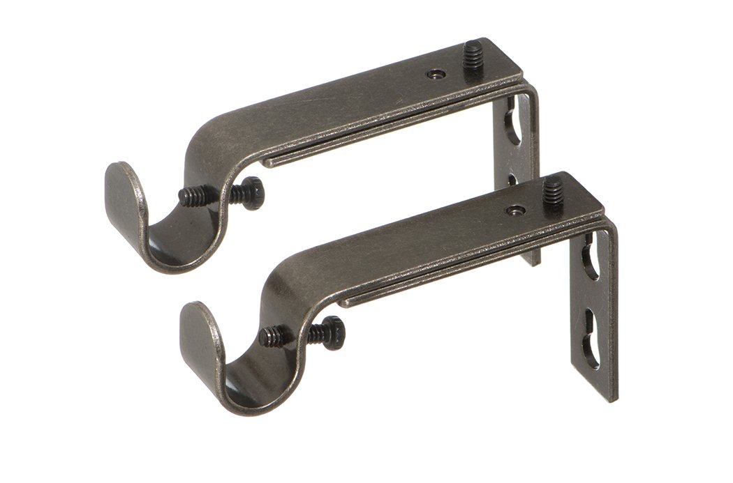 Ivilon Warm Gold Curtain Rod Brackets - Set of 2 -27