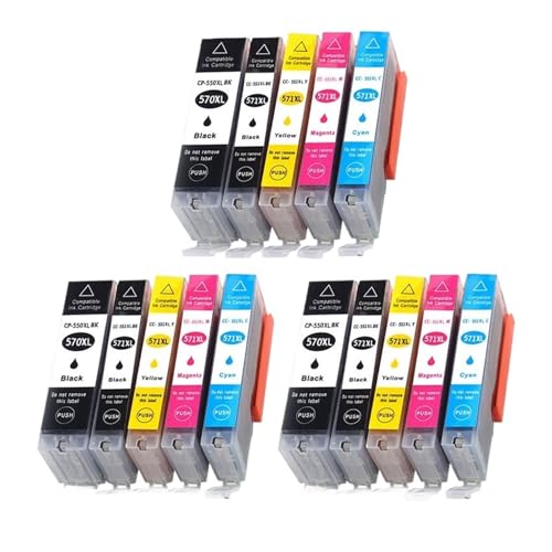PGI-570 CLI-571 cartouche d'encre pour imprimer vos dossiers et photos sur Canon MG6850