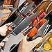 Toni Sharpe Kitchen Knife Set of 5 Japanese Kitchen Knives - Stainless Steel Chef, Carving, Bread, Utility and Paring Knife for Cooking and Baking