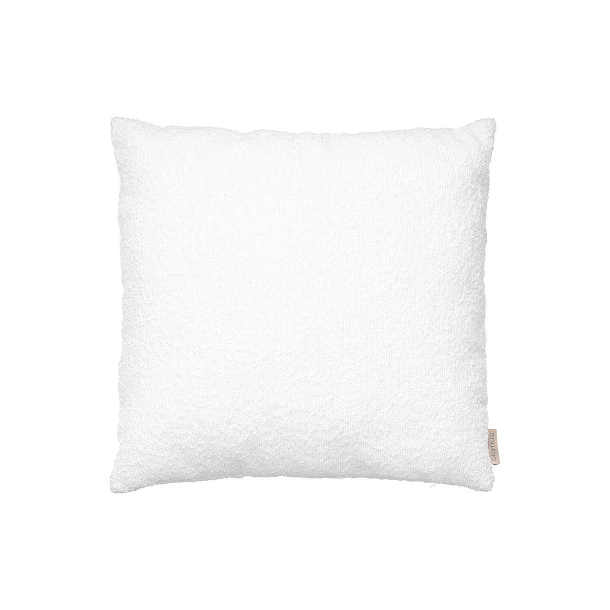 Housse de coussin boucle Blomis Lily White 50x50 cm pour decoration canape salon