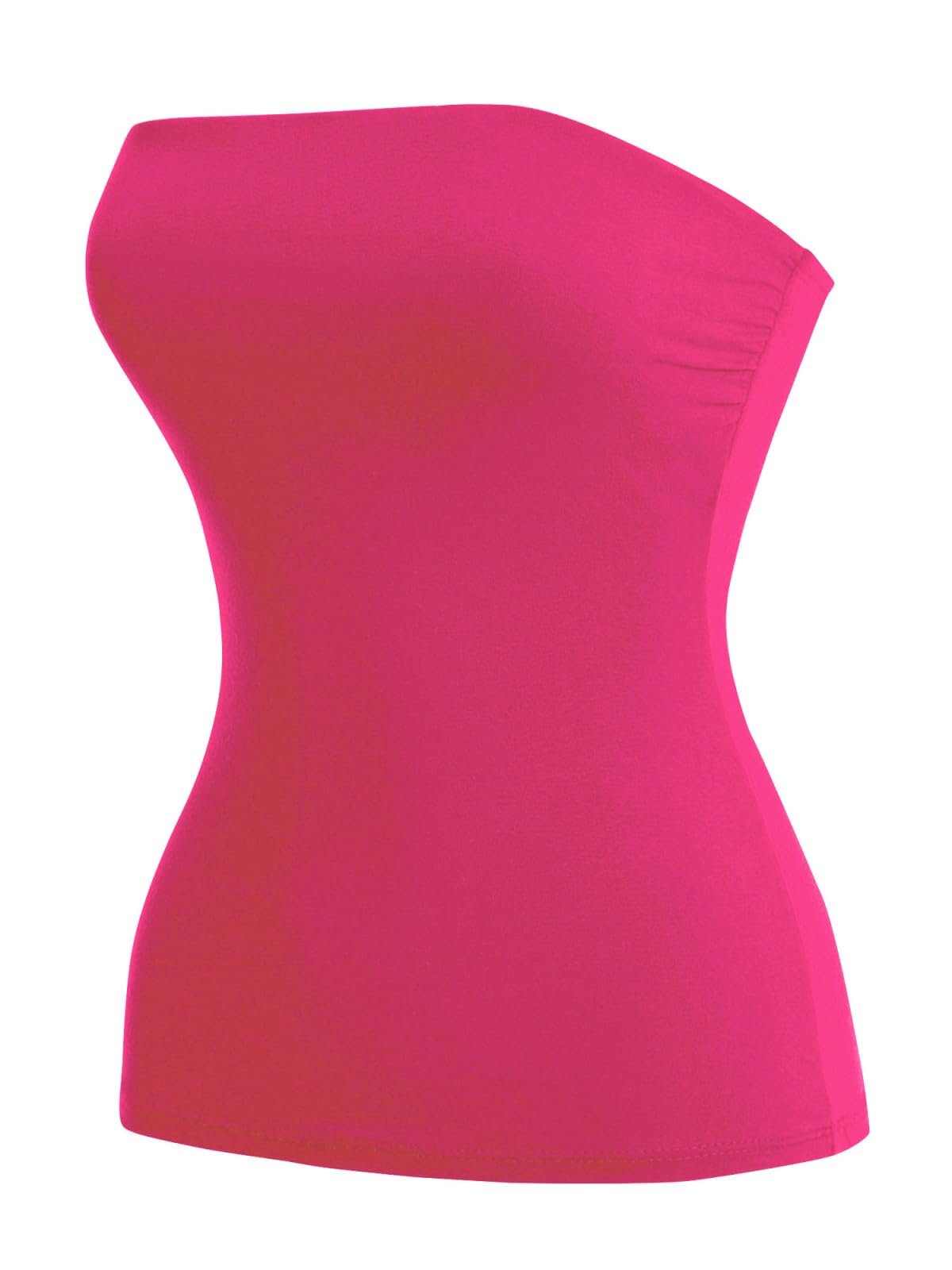 MixMatchy Women's Stretchy Strapless Tube Top Y2K Bandeau Top