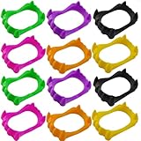 ROYHOO 36PCS Halloween Teeth Fangs Vampire Teeth for Halloween Cosplay Party Costume Accessories Decorations (Multicolor)