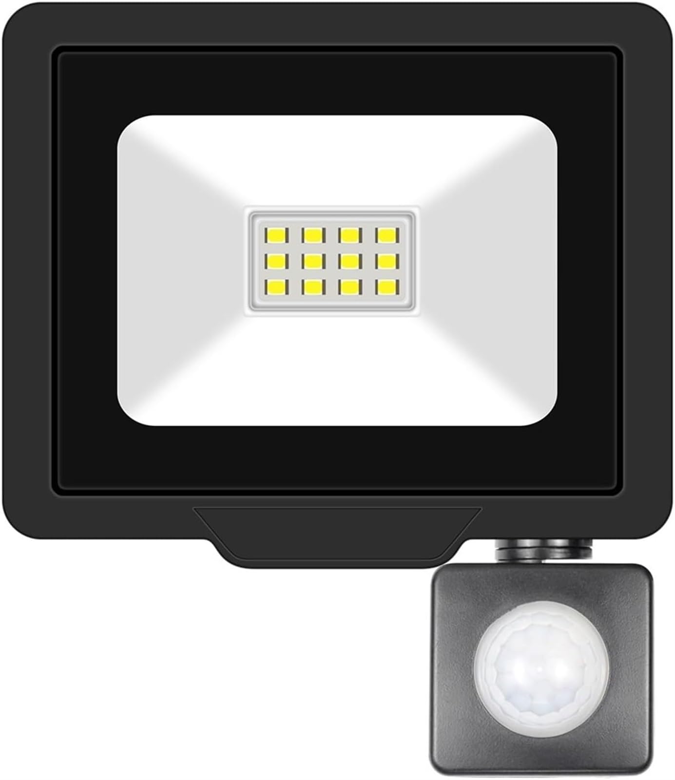 YTBHSHXZ Outdoor Lights， Induction with Adjustable PIR Sensor Floodlight Outdoor for Patio, Garden(Nature,10W)