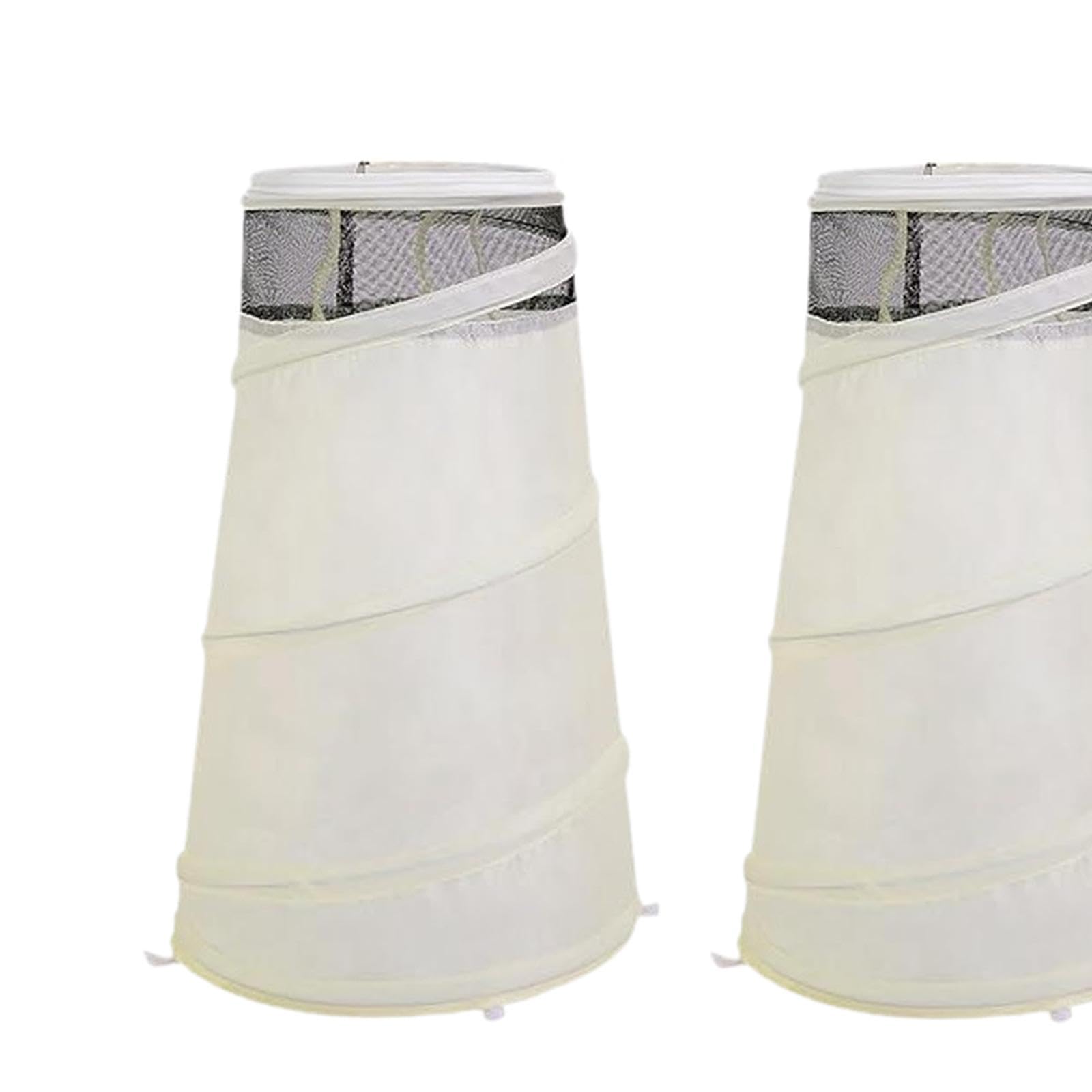 Fenteer Cubierta para, protección contra heladas con Cremallera, Tela antiheladas para plántulas, Resistente al frío, para arbustos, hortalizas en, 2 Piezas
