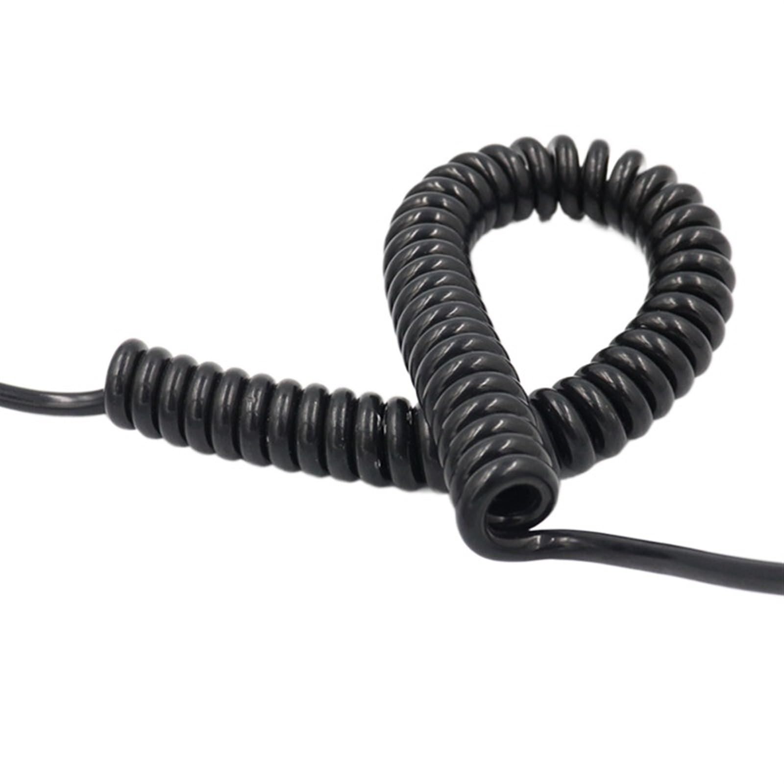 Nirnhyrur 7 Core 22Awg Electric Wire Spiral Shielding Cable Stretch 1 Meter To 10 Meters 0.3Mm Square Spring Expansion Wire(Stretch 5 Meter)