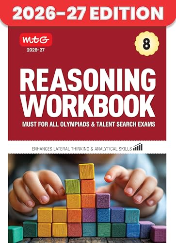 Image of MTG Class 8 Reasoning Workbook For All Olympiad & Talent Search Exam 2026-27 - Enhances Lateral Thinking & Analytical Skills