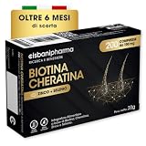 CISBANI PHARMA Biotina Cheratina Integratore Capelli e Unghie 200 cpr 100mg