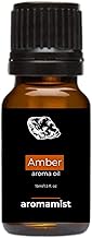 100% Natural Aroma Diffuser Oil, 15ML | Strong & Long-Lasting Aroma - Fragrance Oil for Home, Office, Candles (15ML, Amber)