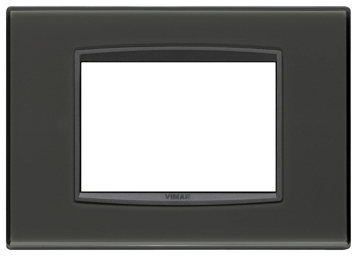 VIMAR EIKON CLASSIC PLATE 3 MODULES REFLEX ANTHRACITE