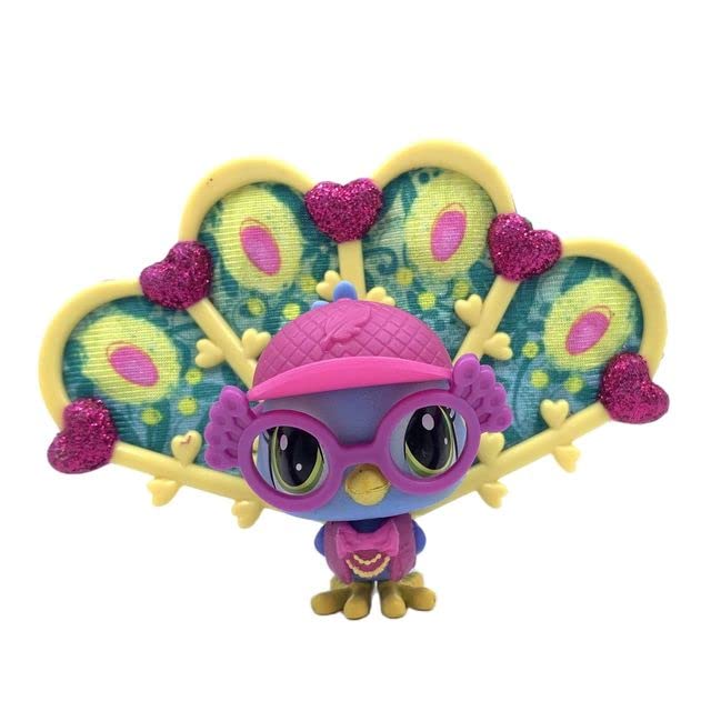 LPS CAT Buy 5 Get 2 Littlest pet shop Тоуs original puppy 4-5 cm adorable animal Bobble head Тоу for girls gift (Watermelon red)