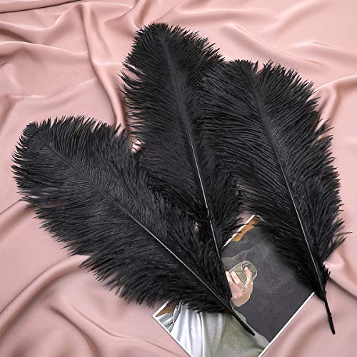 Black Ostrich Feathers (10-12 inch) - Image 8