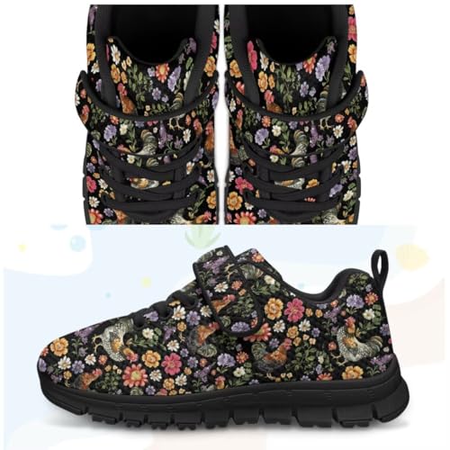 Children Sneakers Hook and Loop Non Slip Lightweight Shoes with One Strap Toddler Casual Sneakers4