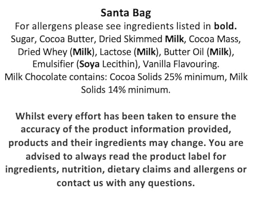 The Christmas Chocolate Selection Santa Bag - Packed Full Of Over 100 Chocolate Sprouts & Santa Foiled Eggs - Image 3