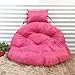 Produktbild J-Kissen Stuhlkissen Kissen, Kissen Rond Schaukel Stuhl Pad, hängende Hängesessel Pad Cradle Nest Rattan-Stuhl-Matte (Color : Rose Pink, Size : 105cm(41inch))