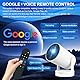 Mini Beamer Tragbarer Projektor WiFi 6 Kleiner Videoprojektor BT5.4 Android 11 1080P Full HD unterstützt für Telefon/PC/Lap/Stick HDMI Heimkino Electric Focus