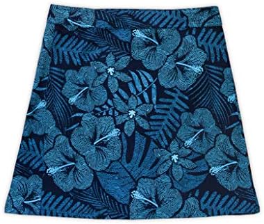 RipSkirt Hawaii | Length 2 with Pockets | Quick Wrap, Quick Dry, Travel Skirt with Side Pockets (12-14, Maui Moonlight)