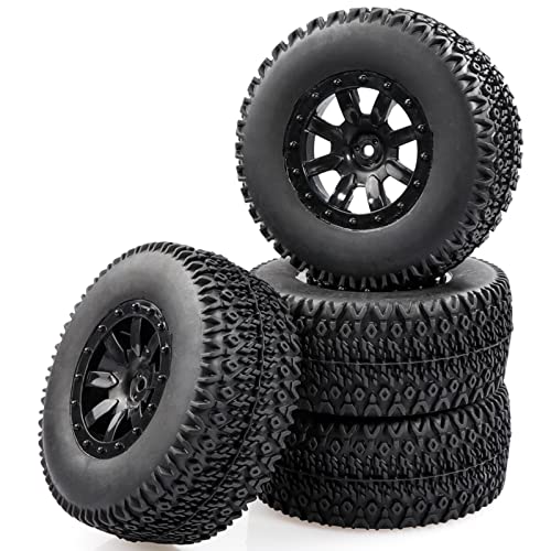 Aimrock 1/10 Glued 12mm Hex Short Course SC Trucks Wheels and Tires