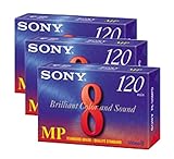 30-Tage Geld-zurück-Garantie Sony Camcorder Kassetten 120 Minute, 8 mm (3er Pack) (Auslaufmodell)