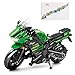 PUREFUN TopBau Technik Motorcycle für Kawasaki Ninja 400, 862+ Teilen Kettengestänge Bumper Racing Motorrad Spielzeug Modellbausatz, Sammlerstück Kompatibel mit Lego Technic Motorrad