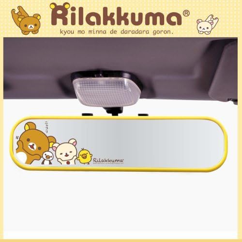 Wide mirror Eye love Rirakkuma Car accessory (japan import)