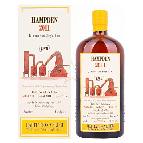 Habitation Velier HAMPDEN LFCH Jamaica Pure Single Rum 2011 60,5% Vol. 0,7 l + GB