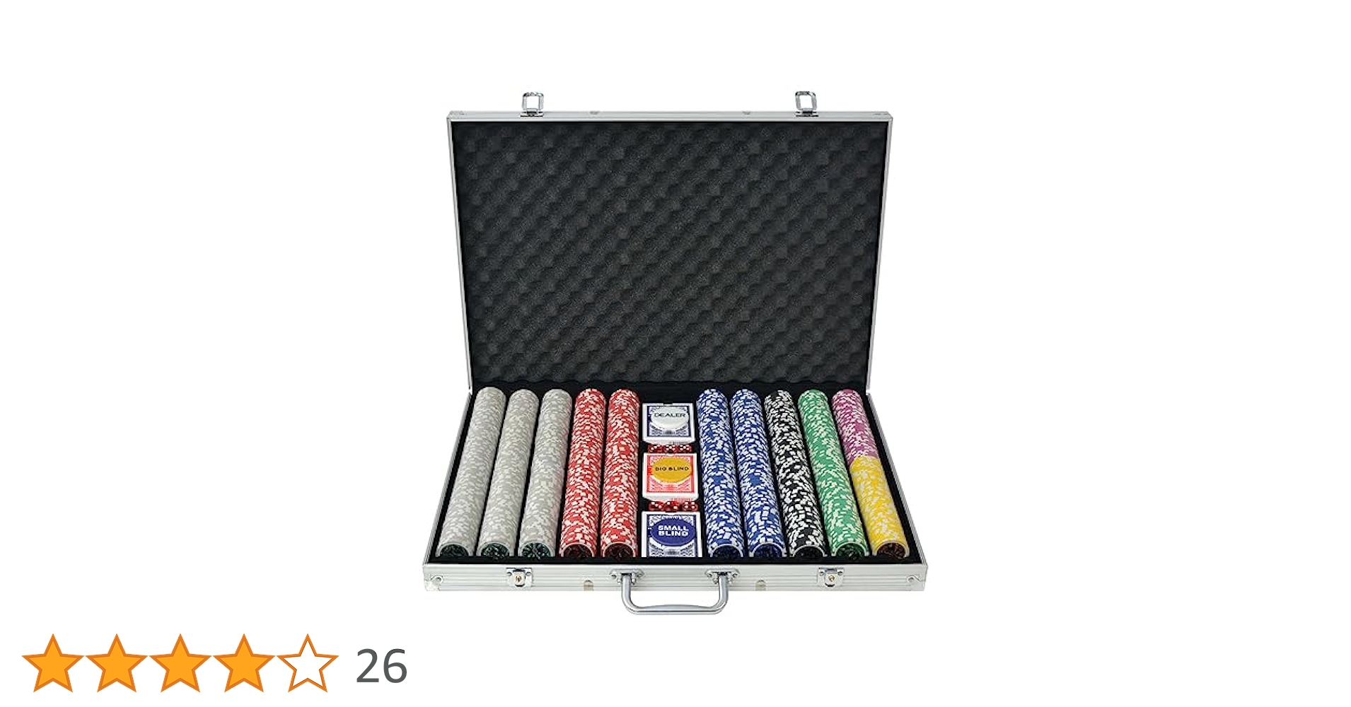 専用　ポーカーチップセット 260枚 Amazon | vidaXL ポーカーセット レーザーチップ1000枚 アルミ製