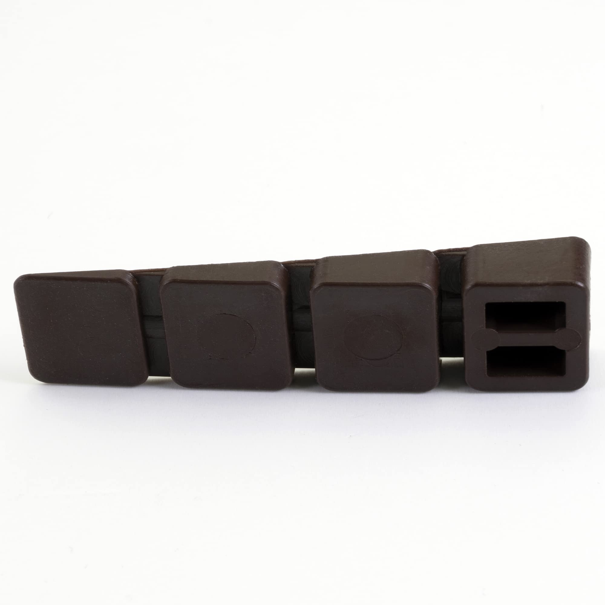 25 x Mprofi MT® Furniture Wedges Wheel Chocks Compensation Wedges Made of Plastic with Integrated Destruction Points Brown - Image 3