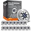 INCX Solar Lights Outdoor Waterproof, 16 Pack Solar Light for Outside, Garden Lights Landscape Lighting for Patio Pathway Lawn Yard Deck Driveway Walkway, Cold White