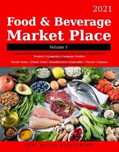 Food & Beverage Market Place: Volume 1 - Manufacturers, 2021 (Thomas Food and Beverage Marketplace. Volume 1) Paperback – 29 Jun. 2020