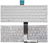 New Laptop Replacement Keyboard for Asus F200 F200CA F200LA F200MA X200 X200C X200CA X200L X200LA X200M X200MA R202CA R202LA US Layout (White)