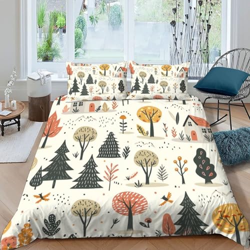 Linge de lit en microfibre supérieure avec housse de couette imprimé 3D - 3