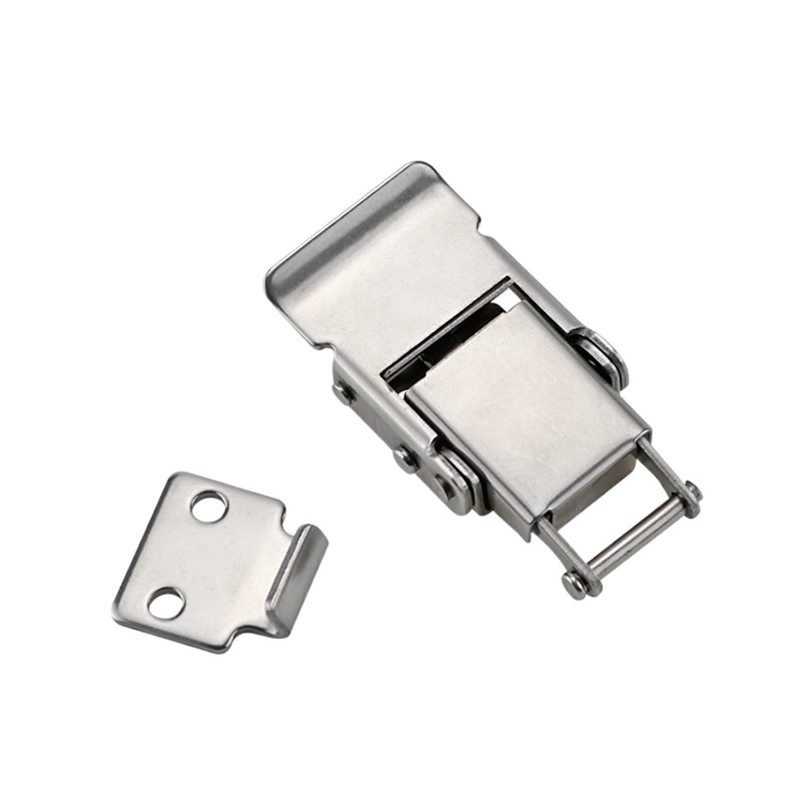 Serrure à loquet 304 inox grand modèle pour tension de porte d'armoire et boîte
