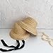 Generic Women Floppy Sun Hats with Ribbon Fashionable Summer Wide Brim Cap Beach Woven 𝐒traw Hat Travel (Beige, One Size)