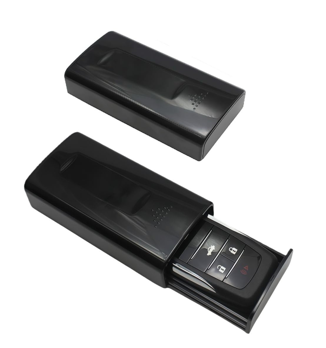 Hide a Magnetic Key Holder Emergency Box Secret Safe Spare Car Home House Key Hide (Large x 2)