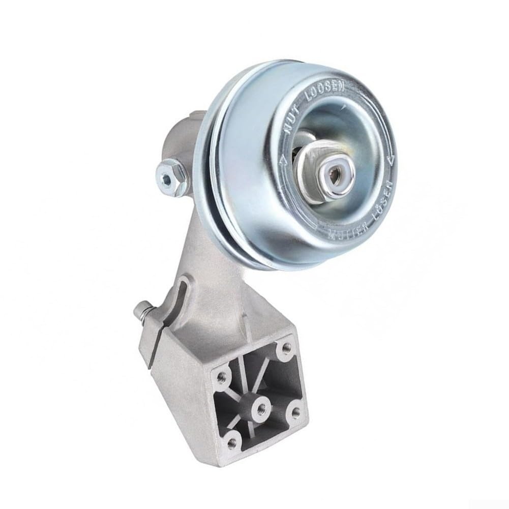 Cabezal de engranaje compatible con fs100 y desbrozadoras FS120 en metal plateado