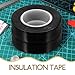 FRCOLOR 3pcs Self-Fusing Electrical Tape Black Waterproof Rubber Insulation Tape High Temperature Resistant Industrial Wire Repair Sealant for Plumbing and Electrical Use