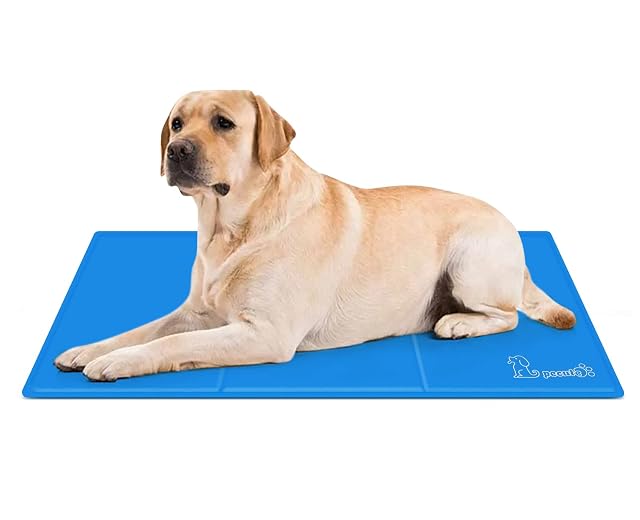 Pecute Alfombra Refrescante para Perro Actualización Engrosada 0.4mm 300D Oxford Alfombrilla de Refrigeración…