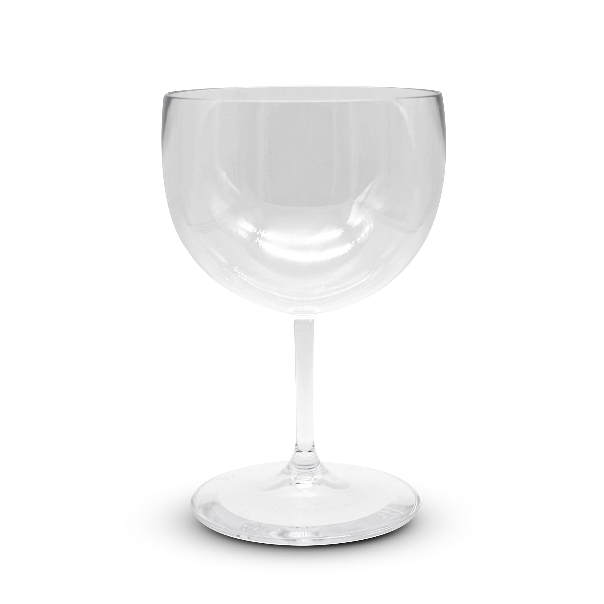 DOJA Barcelona Vasos de plástico de 56 cl, 12 unidades, vidrio de plástico duro reutilizable, vasos de policarbonato transparente, vasos de plástico, gin tonic, cóctel, aperol