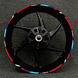 La llanta adhesiva para rueda de motocicleta le dará a su motocicleta un aspecto elegante y lujoso. Etiqueta engomada del borde del borde de la rueda de la motocicleta de buena calidad. Le dio una nueva vida a la moto buscando.