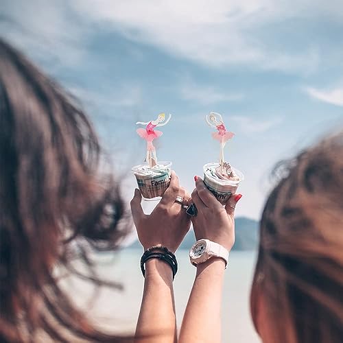 Miniatura 6 de Decoración para cupcakes, bailarina, bailarina de ballet para niñas, para boda, baby shower, cumpleaños, decoración de pasteles, 24 unidades