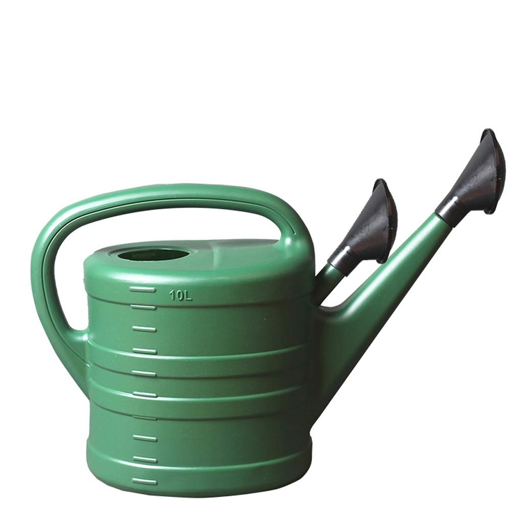 Gießkanne aus Kunststoff, 10 l, Bewässerung, Gartenbewässerung, Komfortbewässerung, 2 Düsen