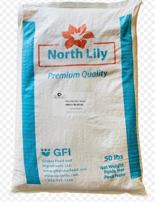 Miniatura 2 de North Lily - Guisantes amarillos divididos, sin OMG, Kosher, 50 libras