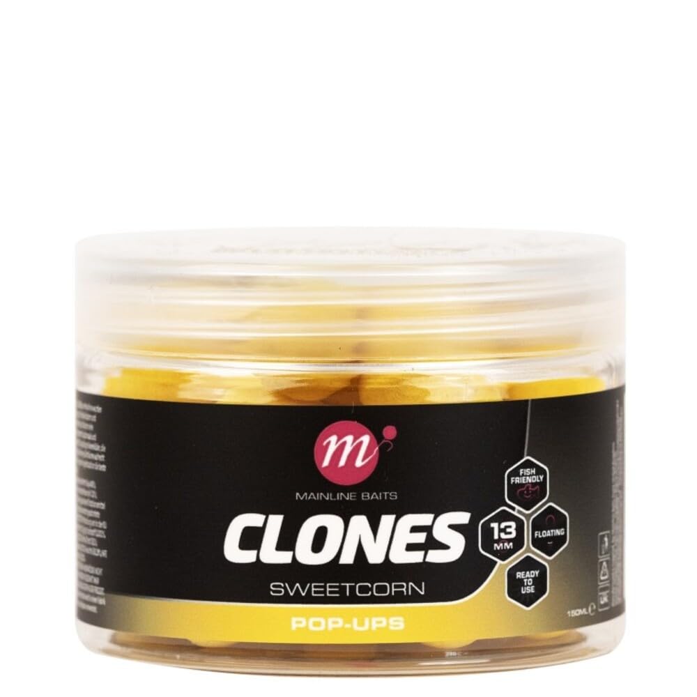 Mainline Baits Clones 13mm Pop Ups (Sweetcorn)