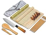 Este kit SUSHI Maki también contiene un cuchillo de pescado de calidad profesional, con su hoja totalmente adaptada a los Maki. Además, este cuchillo de makis tiene un mango de madera tan bonito como práctico de usar gracias a su agarre ultra cómodo y seguro.
