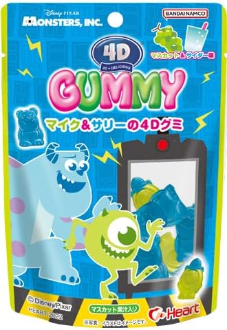 Amazon ４dグミ モンスターズ インク 8個入 食玩 グミ 通販