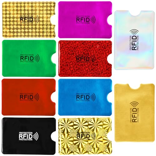 RFID Schutzhülle Orange Soft EC Kartenhülle Kredit Anti Skimming NFC Blocker