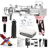 Rug Tufting Gun with Carpet Trimmer Kit，Tufting Gun Starter Kit Professional Tufting Rug Making Machine，2 in 1 Cut Pile Loop Pile Tufting Gun Kits for Beginners and Amateur