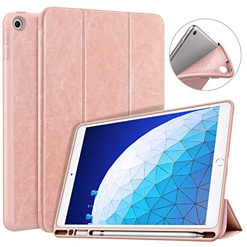 Dadanism iPad Air 3 2019 Case with Pencil Holder, [Strong Protection] Ultra Slim