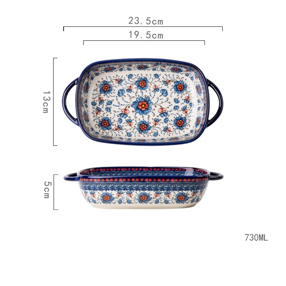 Vaisselle en céramique 730ML, bol à poignée domestique Pain